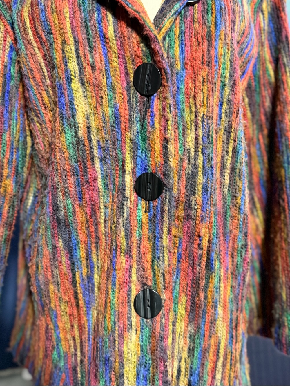 Habitat Multicolor Striped Button-Front Jacket - Picture 3 of 8